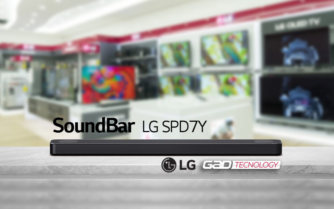 Para una gran experiencia: La barra de sonido de LG ofrece audio de alta resolución