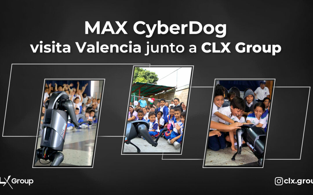 MAX CyberDog visita escuelas de Valencia junto a CLX Group